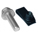 Fender/Body Bolts - Stainless 5/16-18 w/ Long "U" Nuts